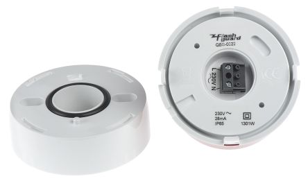 Klaxon Flashguard Xenon 系列 红色灯罩 LED, 稳定灯光 信号灯塔 QBS-0022, 230 V 交流, 表面安装
Klaxon Flashguard Xenon 系列 红色灯罩 LED, 稳定灯光 信号灯塔 QBS-0022, 230 V 交流, 表面安装
