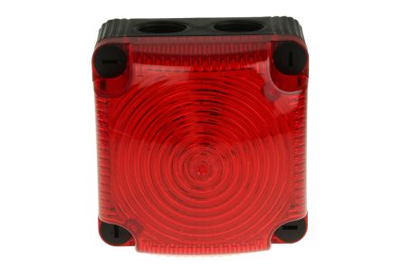 Werma 853 系列 红色灯罩 LED, 稳定灯光 信号灯塔 85310060, 115 → 230 V 交流, 基座安装/壁装
		